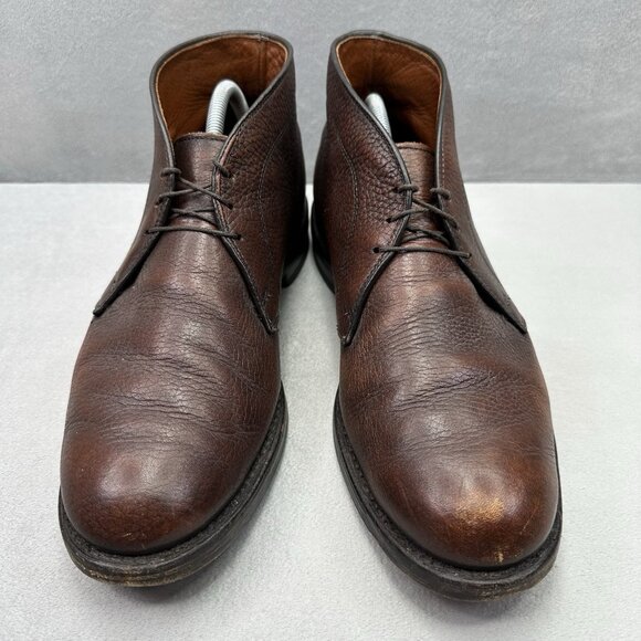 Allen Edmonds Malvern Mens Size 10 (E) Chukka Boots Brown Leather Made in USA - Picture 2 of 9